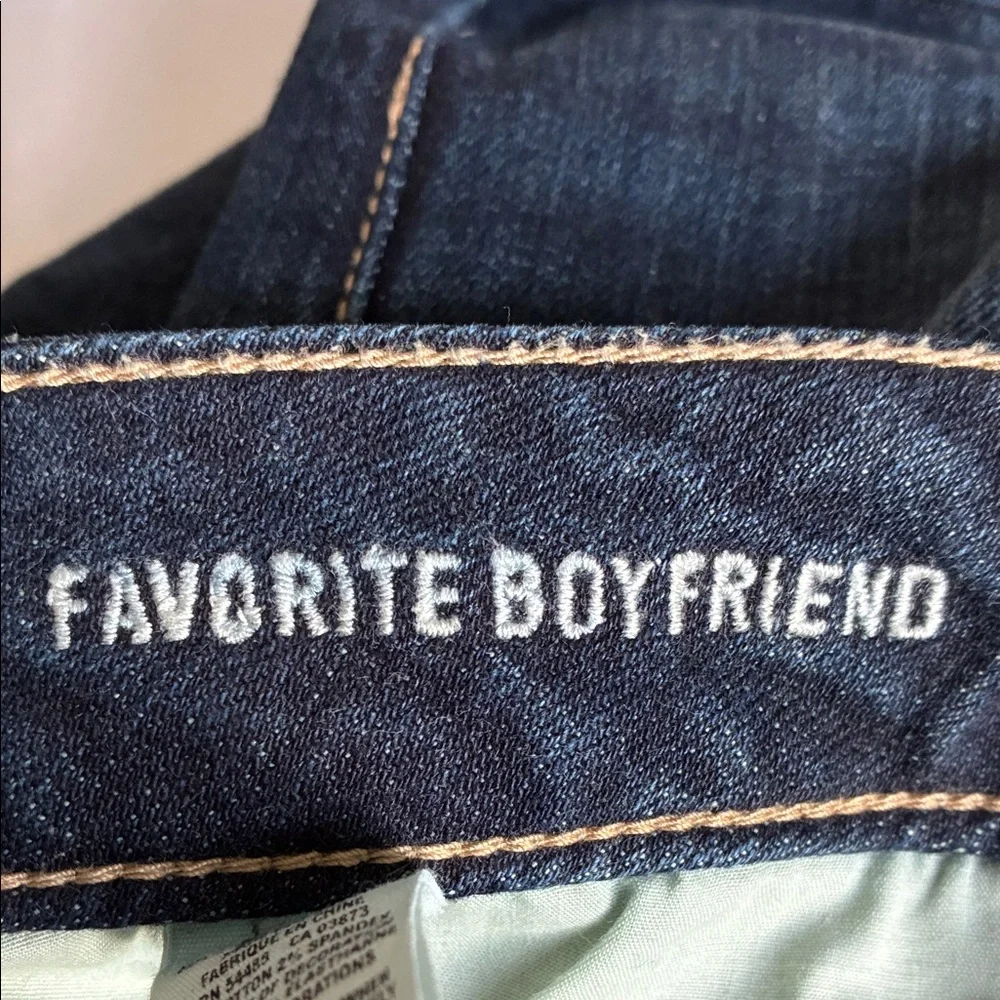 American Eagle Outfitters Dark Wash Boyfriend Jeans - Picture 4 of 5